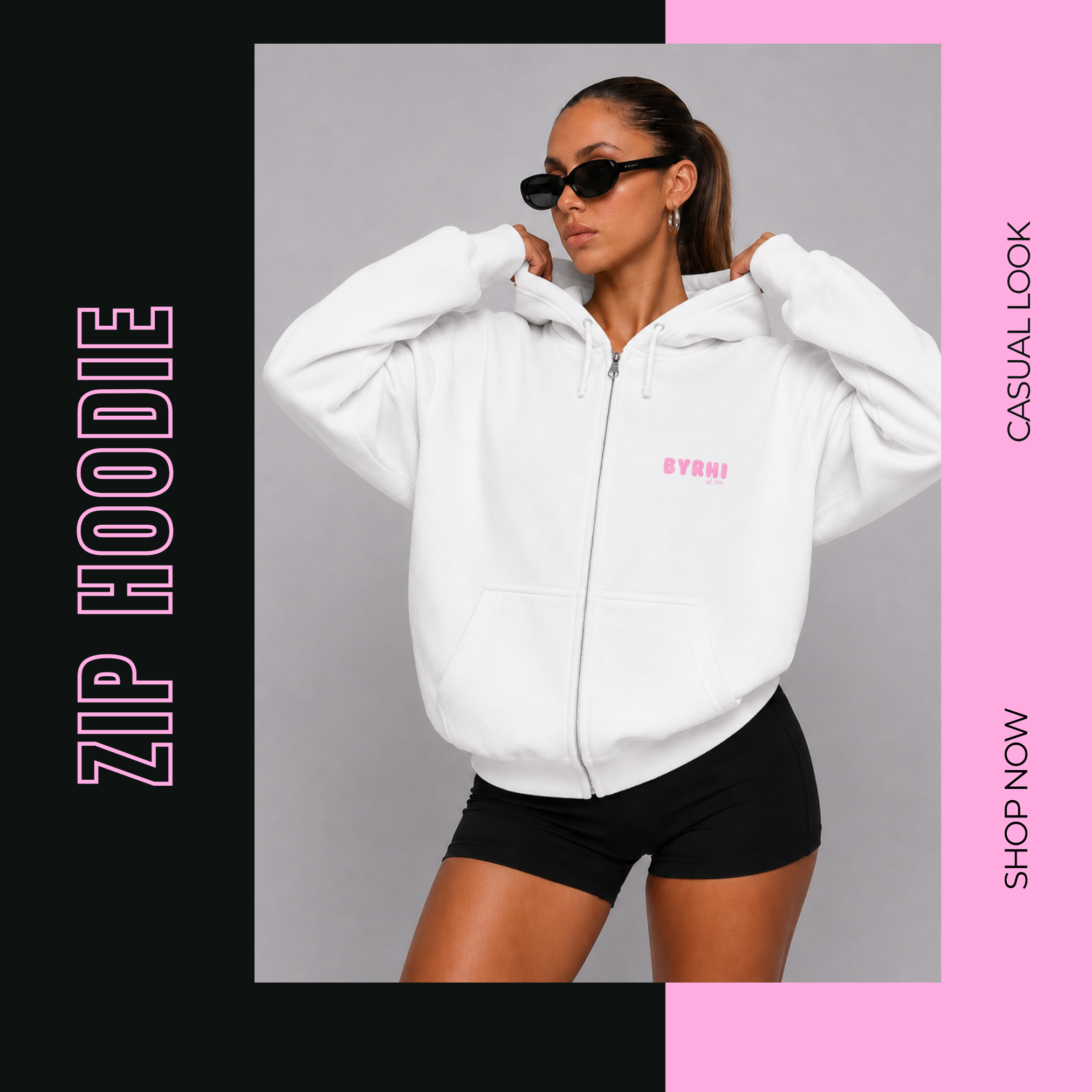 Womans Zip Hoodies