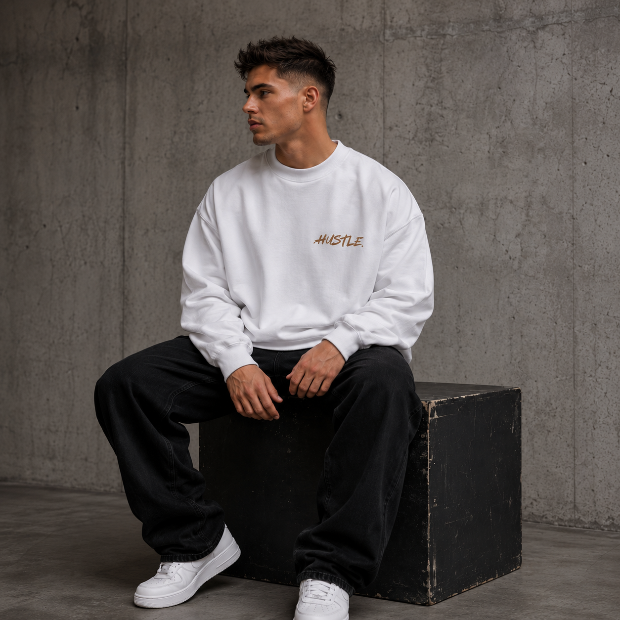 Society Collective "Hustle" Crewneck