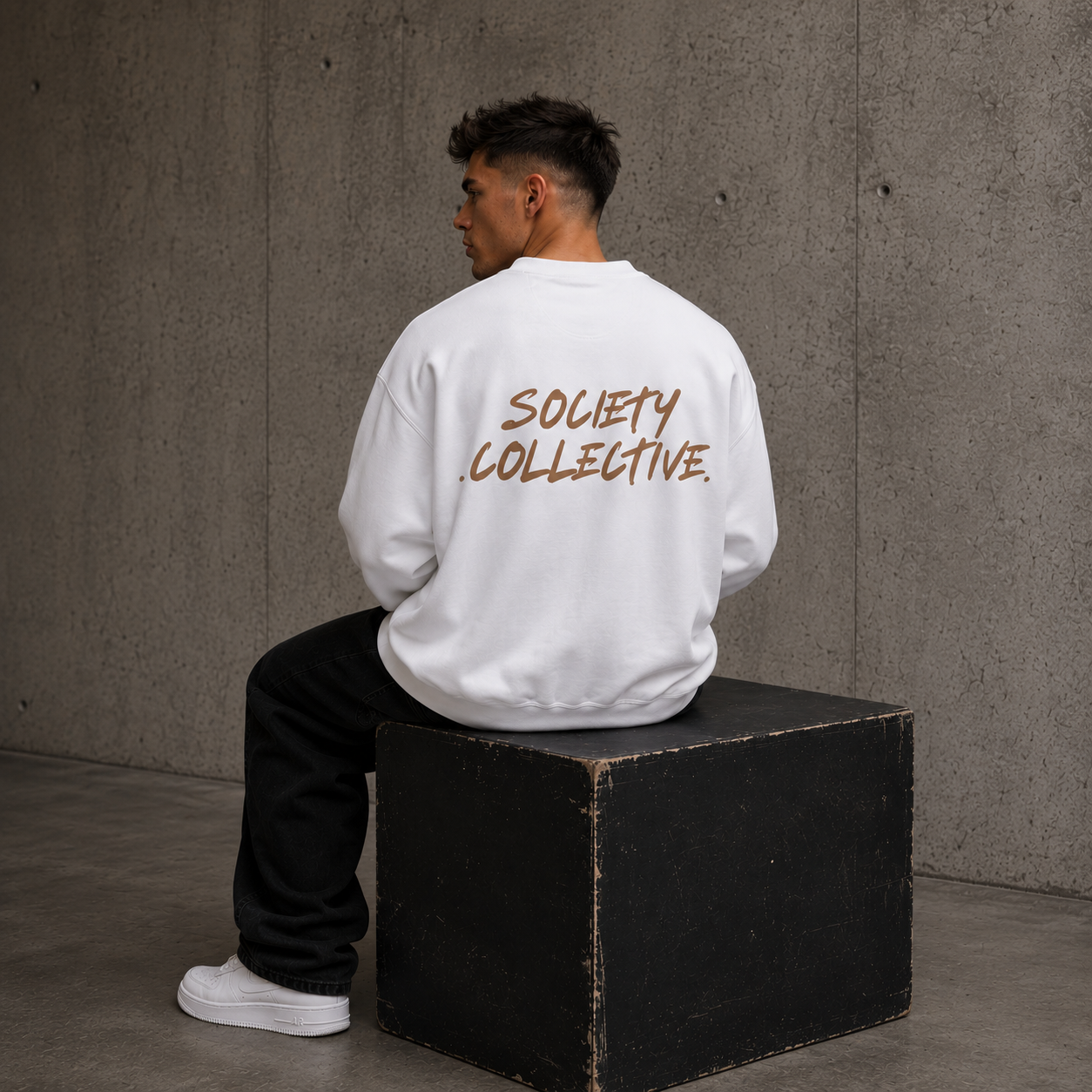 Society Collective "Hustle" Crewneck