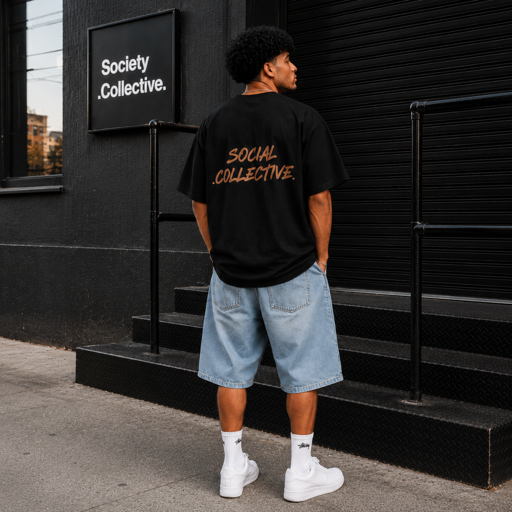 Hustle Tee — Oversized Men’s T‑Shirt