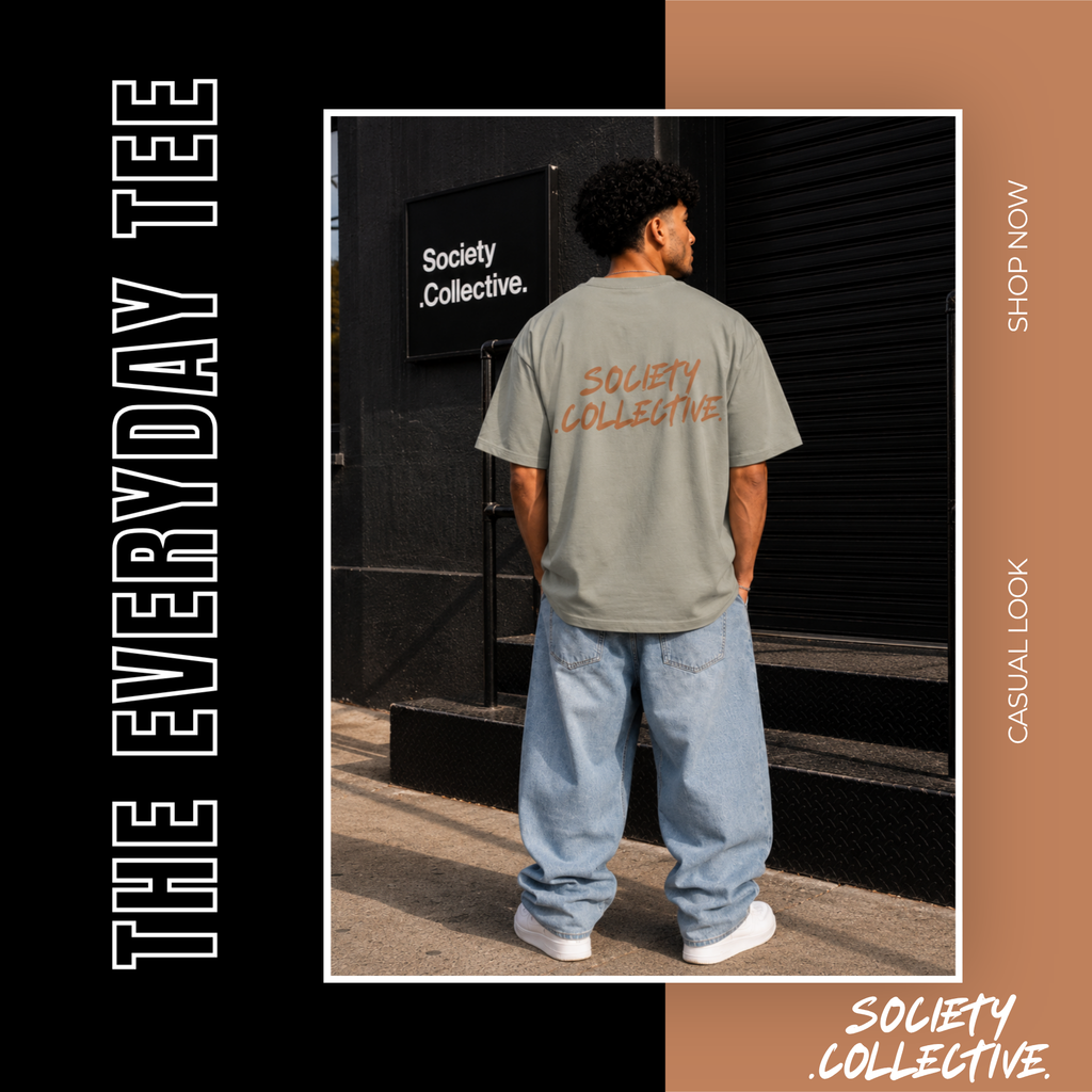 Hustle Tee — Oversized Men’s T‑Shirt