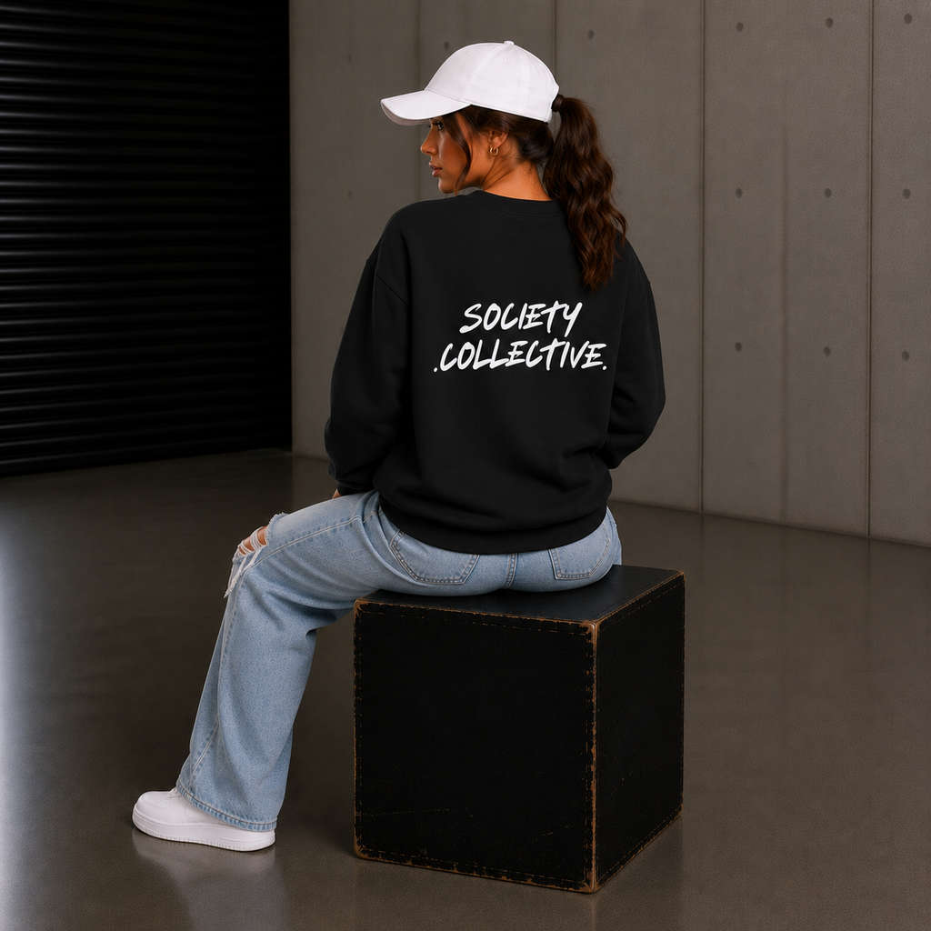 Exhausted. Crewneck