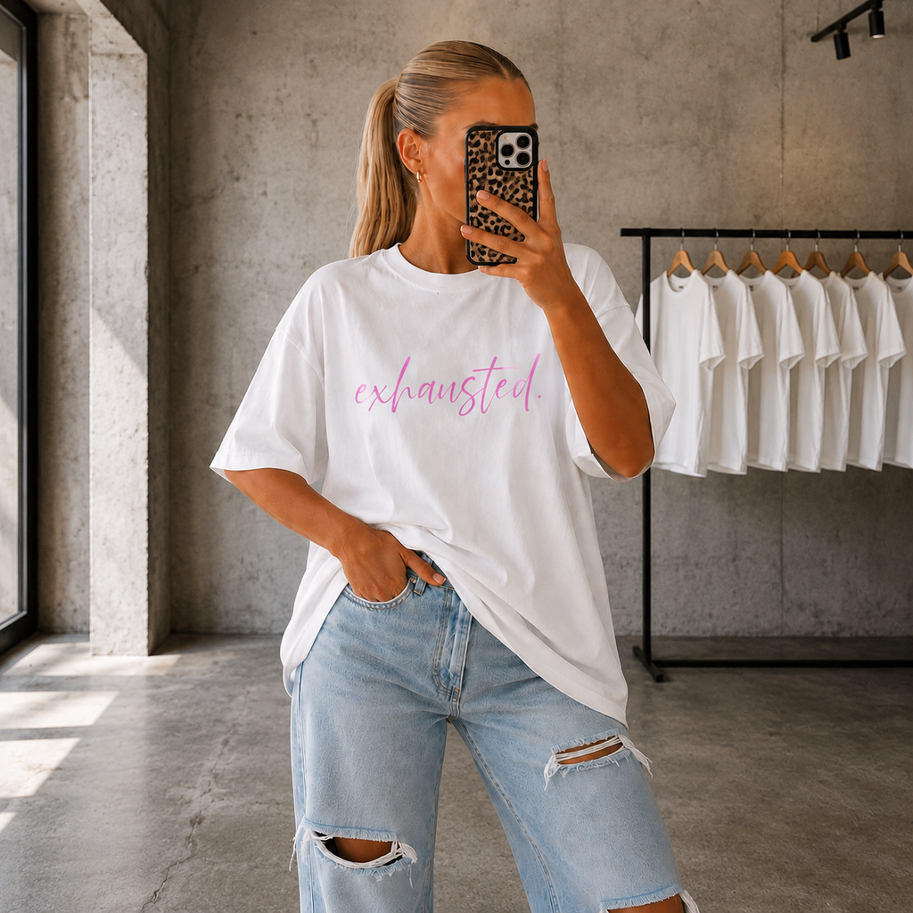 Exhausted Tee