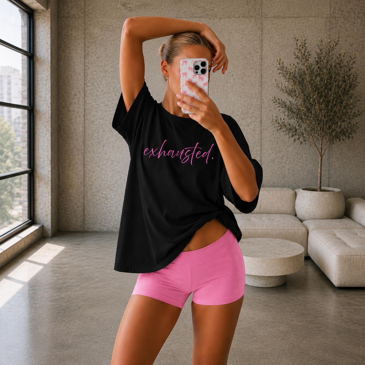 Exhausted Tee