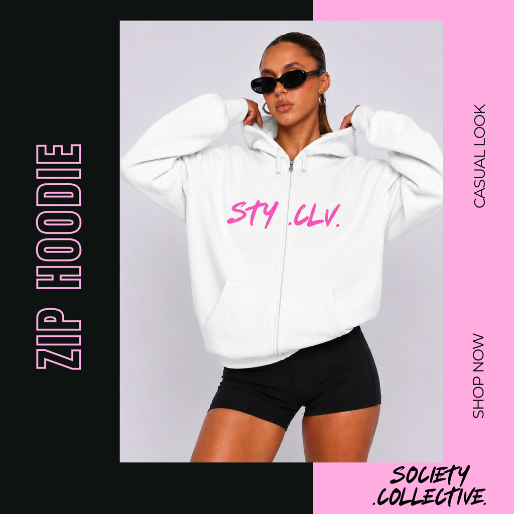 Zip Hoodie —